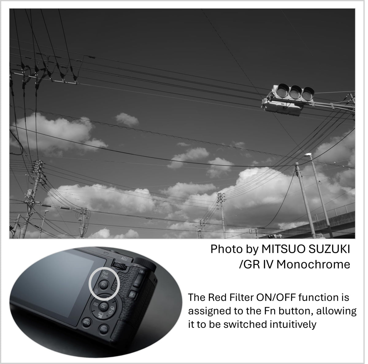 Ricoh GR IV Monochrome pocketable design makes b/w photography effortless on the go.
