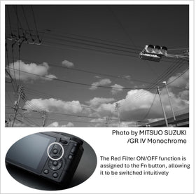 Ricoh GR IV Monochrome pocketable design makes b/w photography effortless on the go.