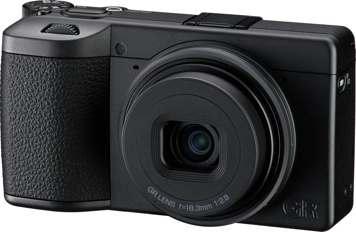Ricoh GR IV Monochrome sensor close-up highlighting the dedicated monochrome sensor for rich tones.