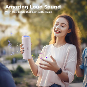 RIENOK next to smartphone showing scale and easy portability benefit