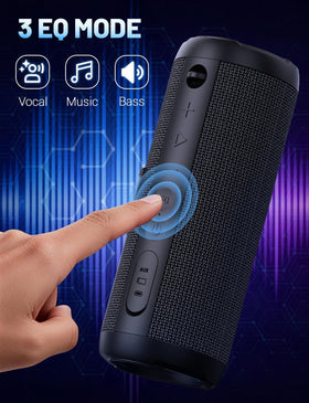RIENOK dual pairing setup showing wider stereo sound benefit