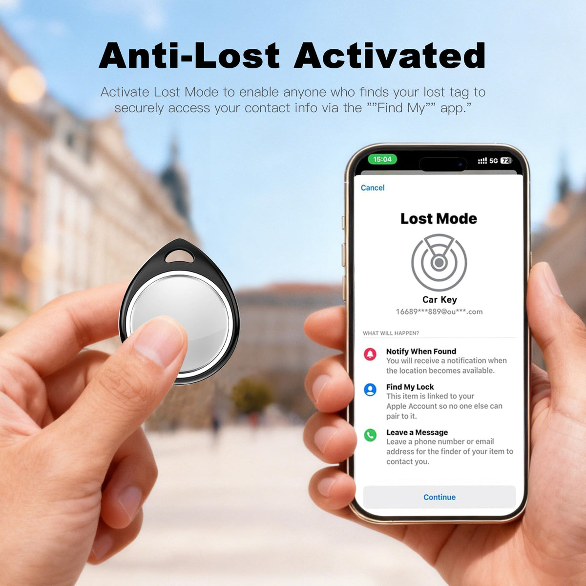 RIFESI Pack Tracker Tags use Play Sound to locate nearby items.