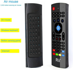 Rii MX3 in living room use for simple media navigation