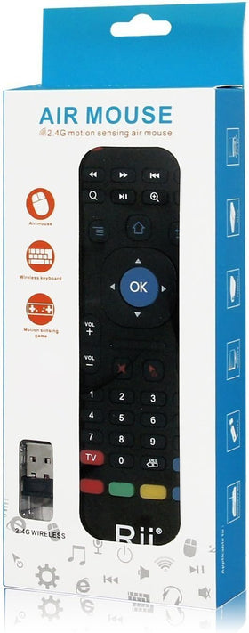 Rii MX3 packaging with user manual included for quick setup
