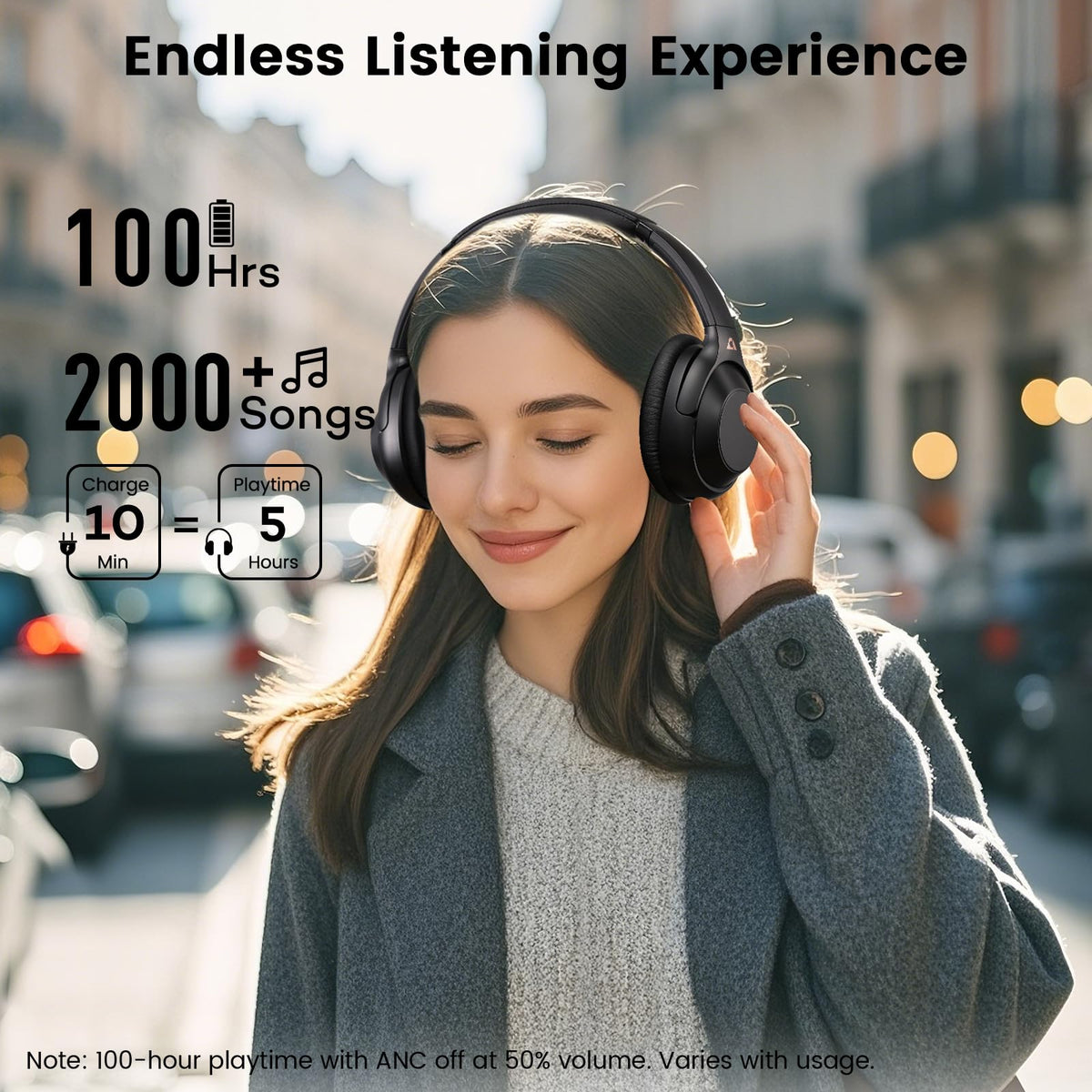 Riibox Y7Pro with 100-hour battery life for extended listening