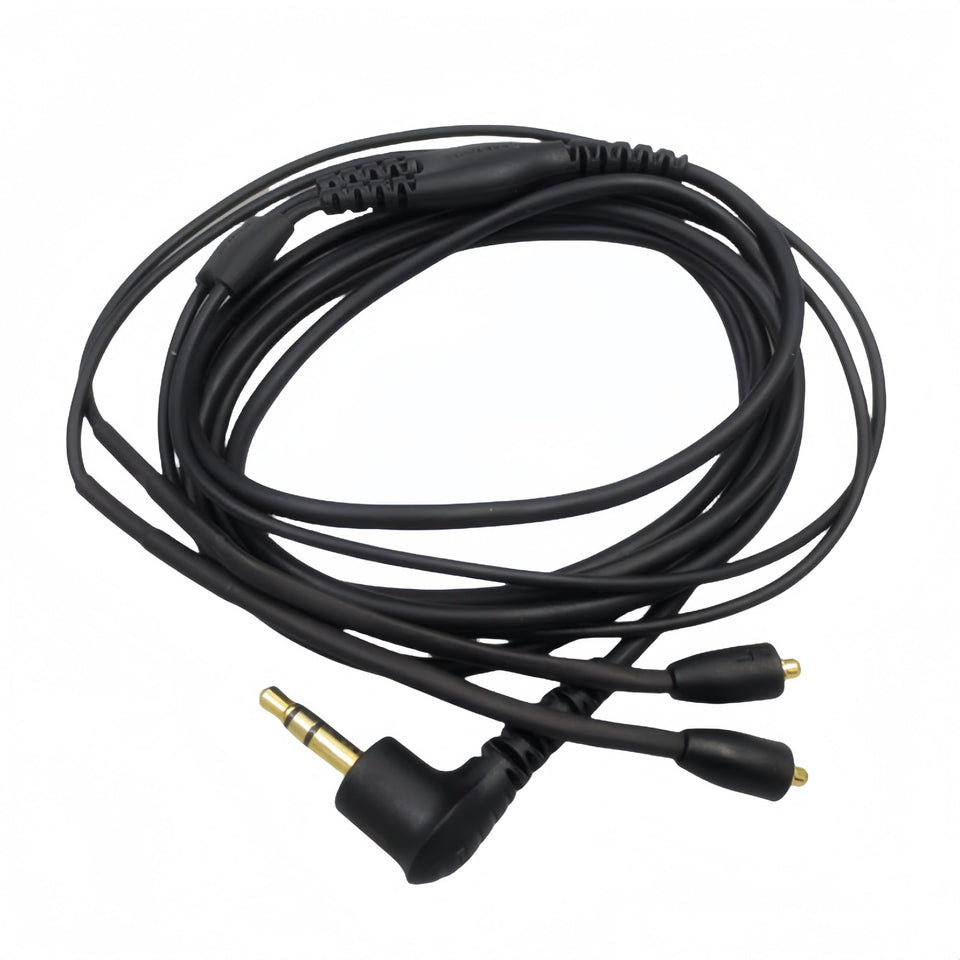 Rillpac EAC64BK 64-inch detachable cable for Shure earphones with reliable fit