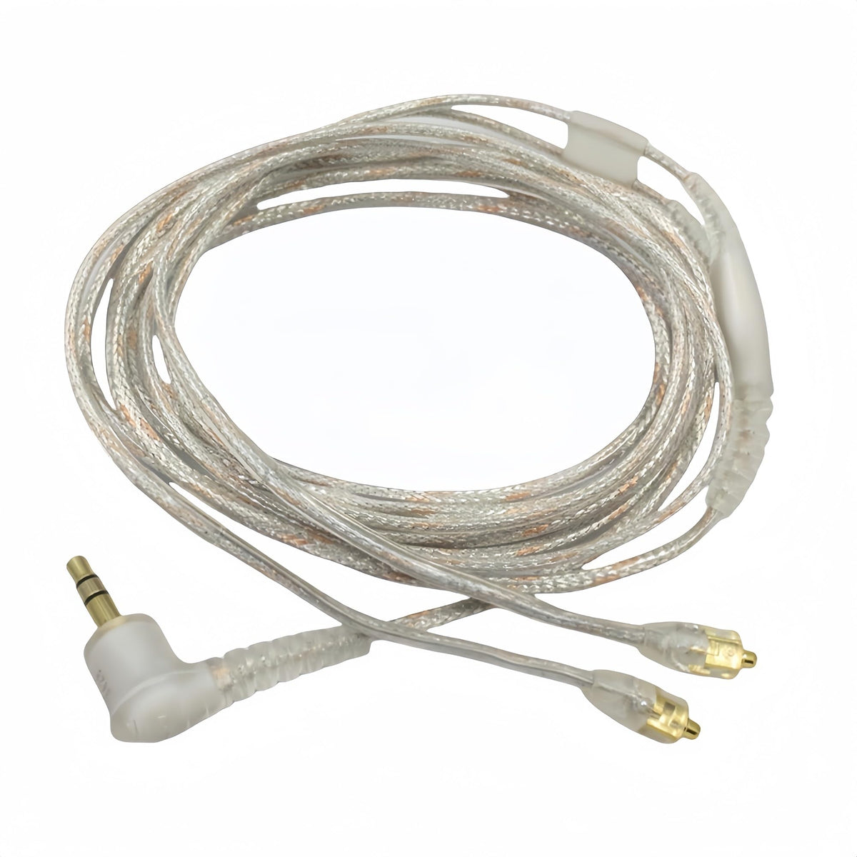 Rillpac EAC64CL cable close-up shows durable build for everyday earphone use.