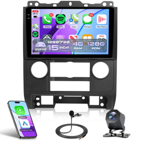 Rimoody 4Core Android 15 car radio for Ford Escape 2007–2012 with ample 4GB RAM and 128GB storage.