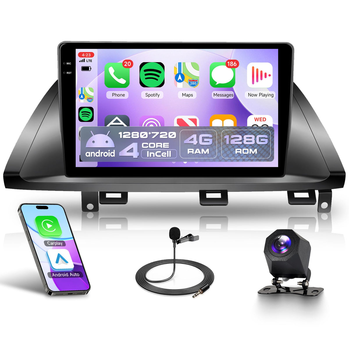 Rimoody Android 15 car stereo with 10-inch INCELL display for Honda Odyssey 2005-2010.