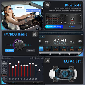 Rimoody Bluetooth 5.0 and FM/RDS radio for clear calls and music