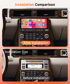 Rimoody 6.86-inch dashboard display for Android Auto use.