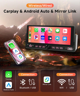 Rimoody wireless CarPlay screen enabling hands-free navigation.