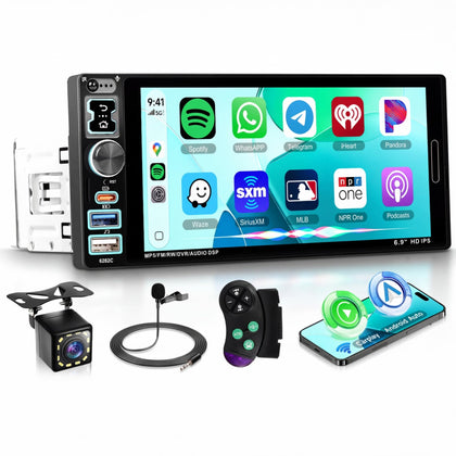 Rimoody front panel 6.9 inch display showing home screen and clear icons for easy control