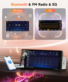 Rimoody installed in vehicle dashboard demonstrating compact single DIN fit and clean look