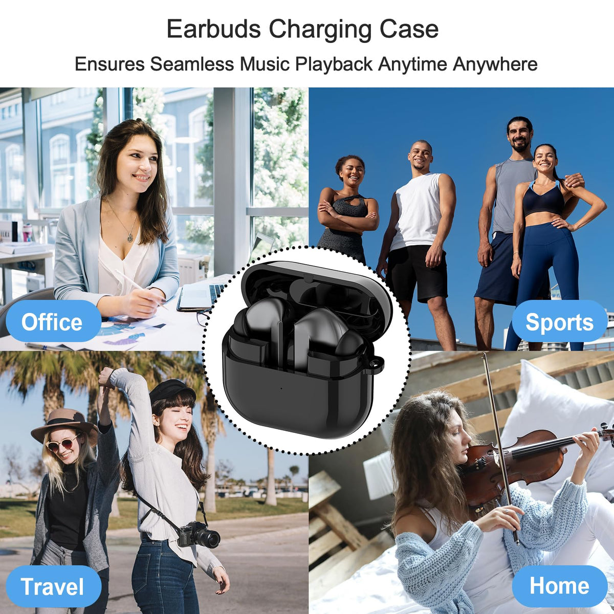 Rinetics travel-friendly charging case ideal for daily carry and on-the-go use.