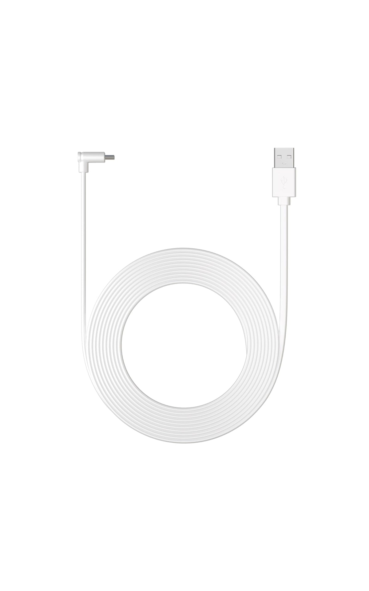 Ring 10 ft USB-A to USB-C power cable for Indoor Cam Plus enables flexible placement.