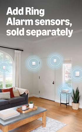 Ring Alarm Base Station built-in backup battery enables 24-hour uptime during outages