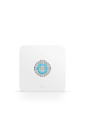 Ring Alarm Base Station front view with 104 dB siren for quick alerts