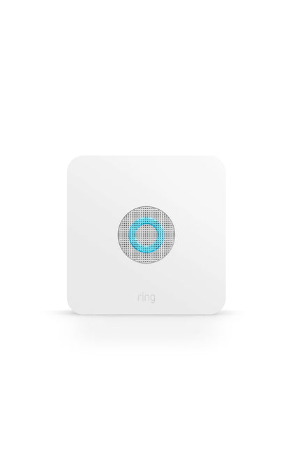 Ring Alarm Base Station front view with 104 dB siren for quick alerts
