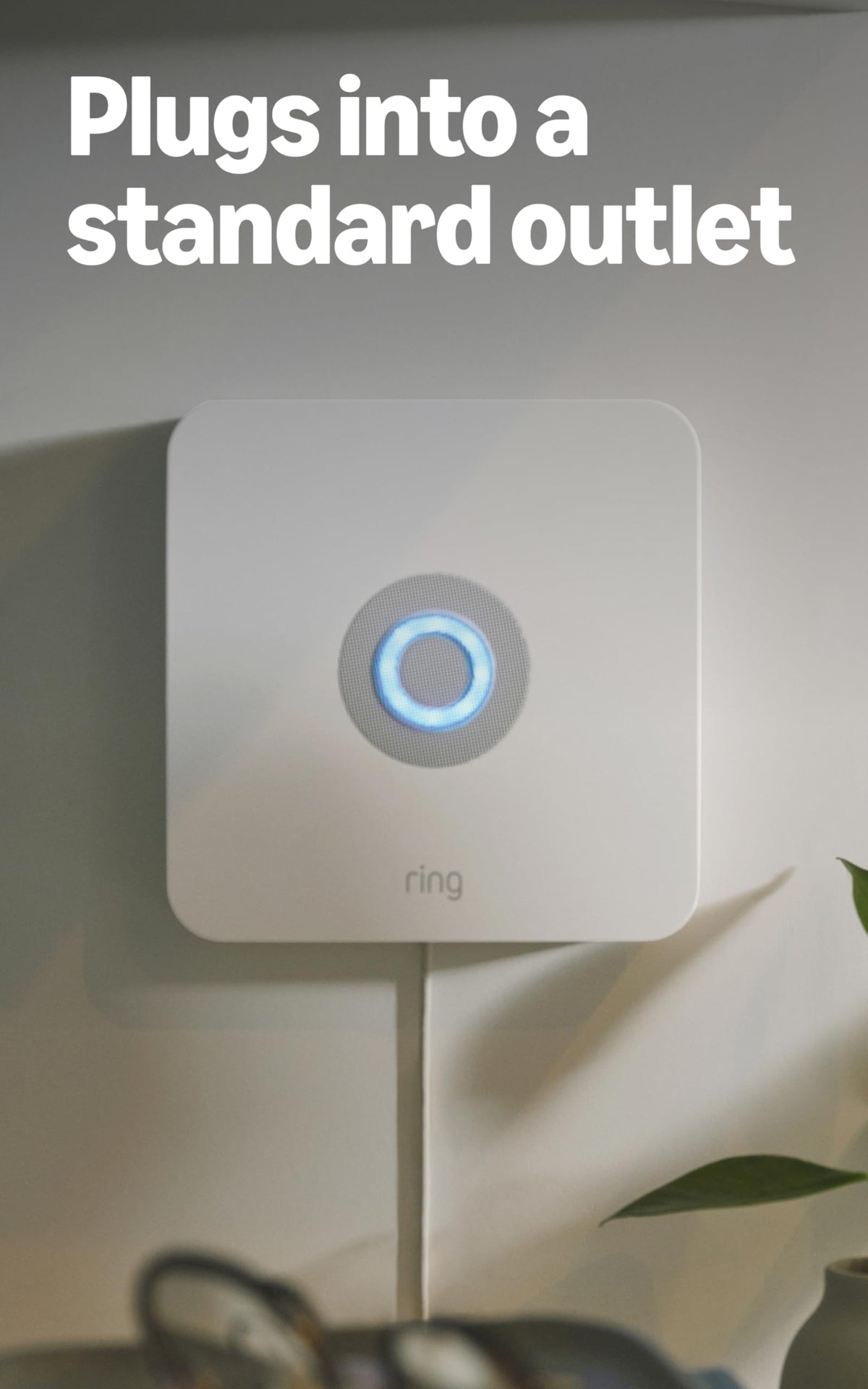 Ring Alarm Base Station being installed using the Ring app