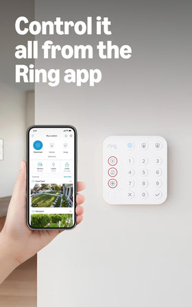 Ring Alarm Base Station smash-proof design maintains signaling during break-in attempts