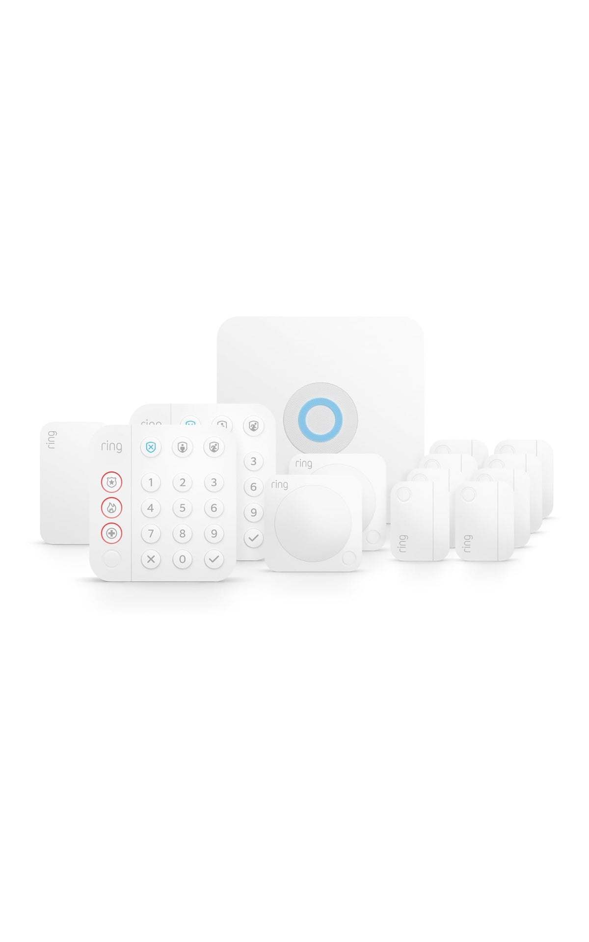 Ring Alarm base station powering secure home with wireless connectivity