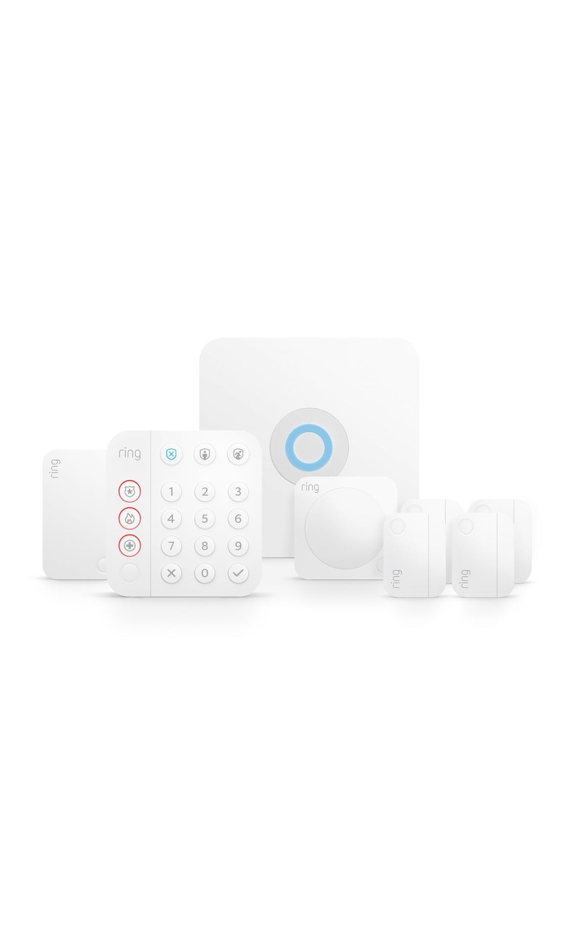 Ring Alarm base station central hub enabling reliable alerts and system coordination.