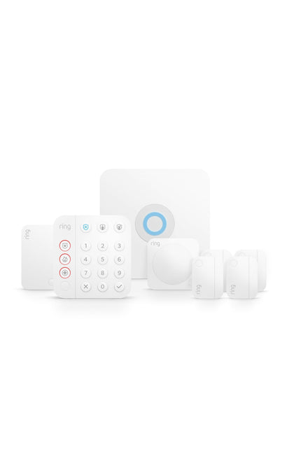 Ring Alarm base station central hub enabling reliable alerts and system coordination.