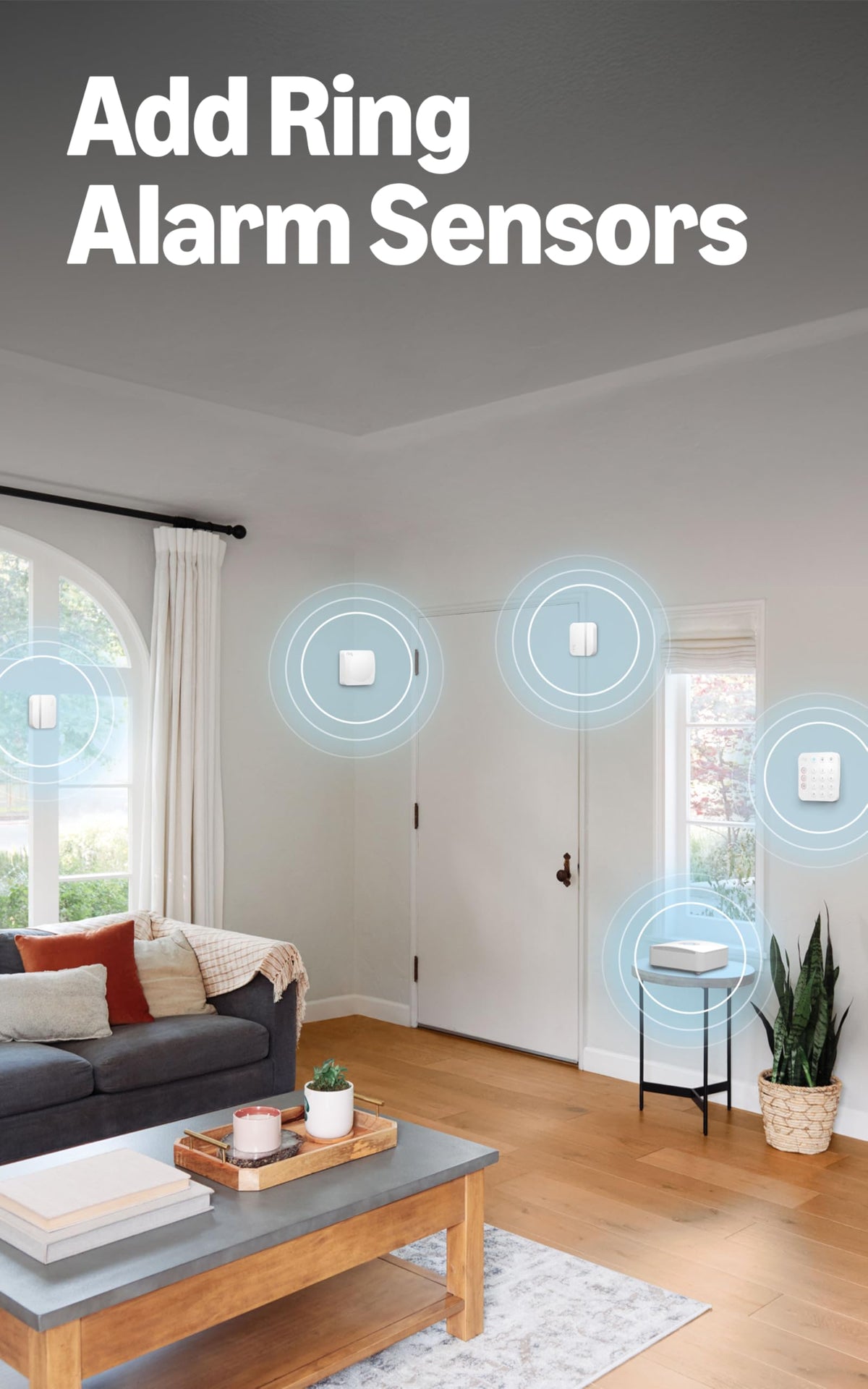 Ring Alarm Pro base station back panel showing ports for expandability
