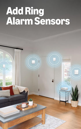 Ring Alarm Pro base station back panel showing ports for expandability