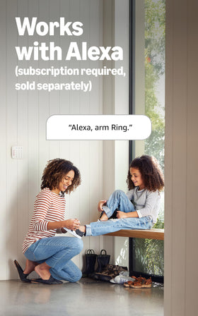 Ring Alarm Pro packaging illustrating easy plug in installation
