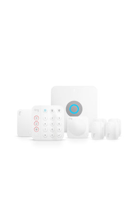 Ring Alarm Pro base station powering secure mesh Wi‑Fi and alarm setup