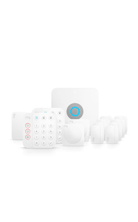 Ring Alarm Pro base station powering a secure home and mesh Wi-Fi network