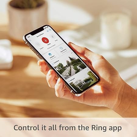 Ring Alarm range extender boosts signal for wider coverage.