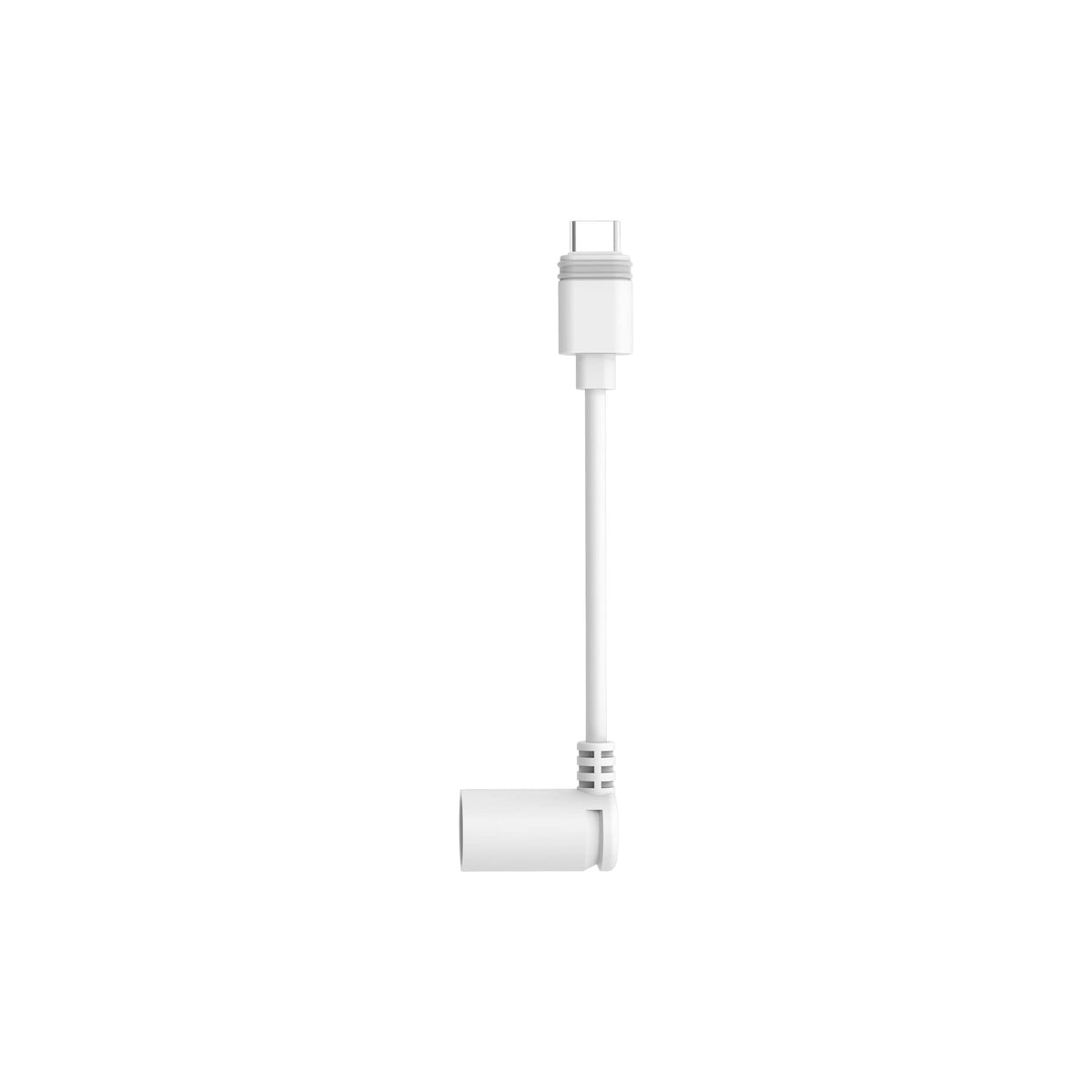 Ring barrel-plug-to-usb-c-adapter powers USB-C cameras from compatible solar panels.