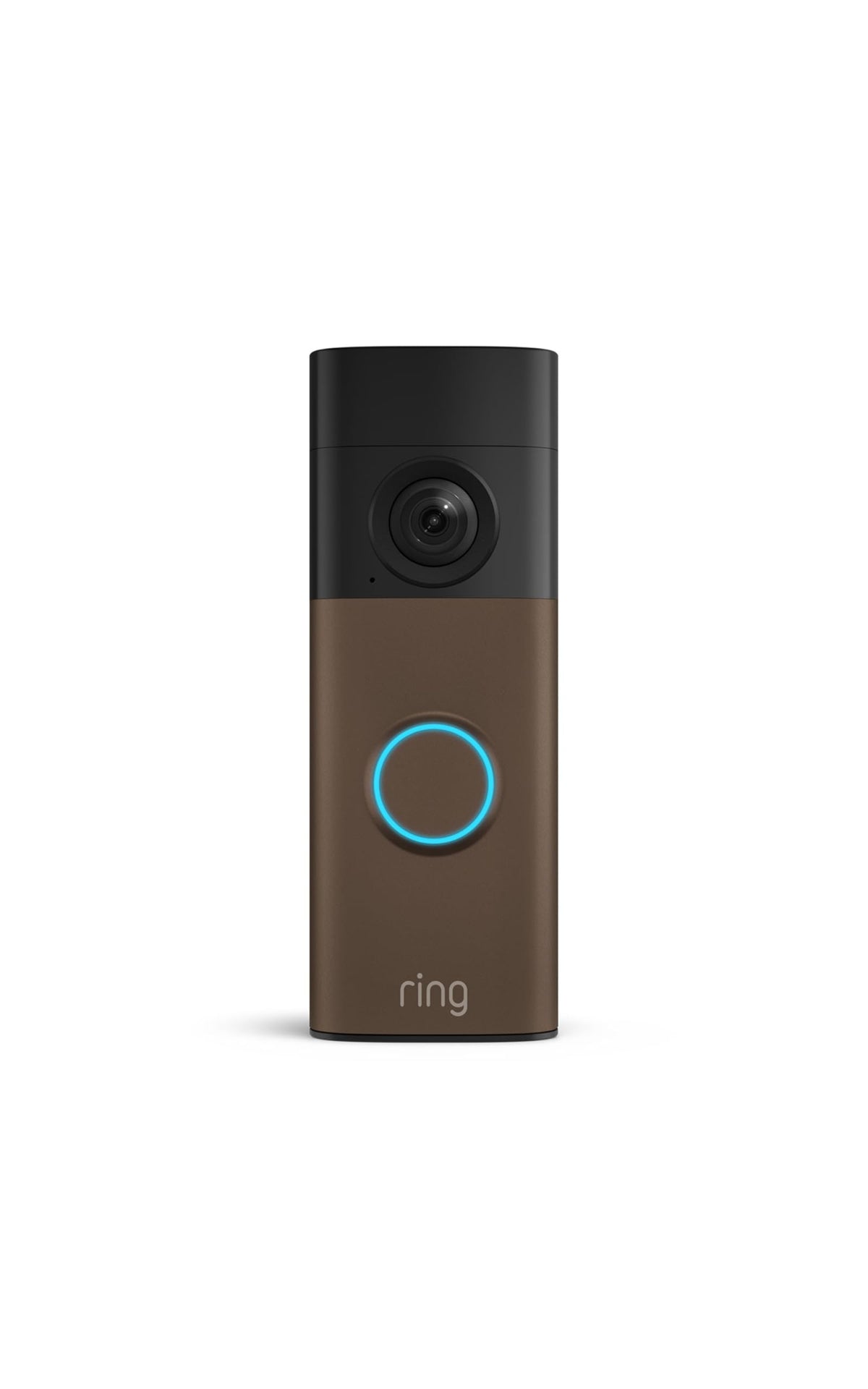 Ring Battery Doorbell front door view with retinal 2K clarity for clear, broad situational awareness.