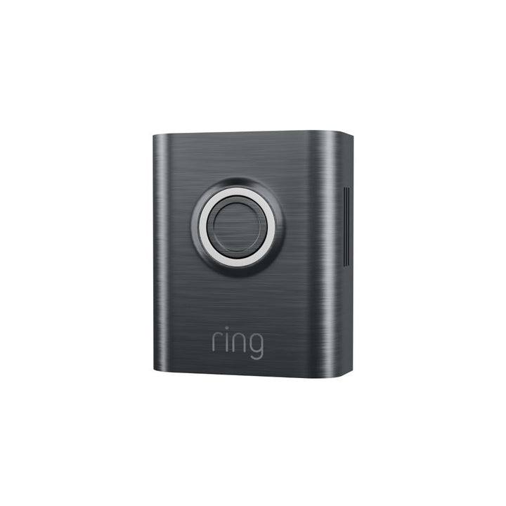 Ring brushed graphite faceplate front view enhances curb appeal