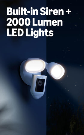 Ring Floodlight Cam Wired Pro 3D motion detection flags precise movements.