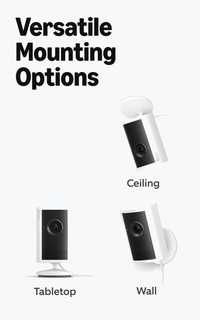 Ring Indoor Cam Plus motion-alerts deliver instant notifications of activity.