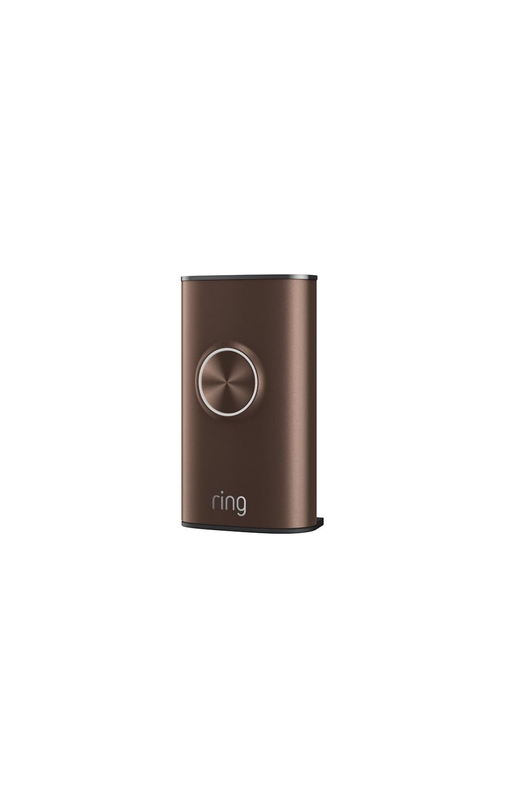 Ring interchangeable faceplate in Polished Mocha for Battery Doorbell Plus/Pro with easy snap-in fit