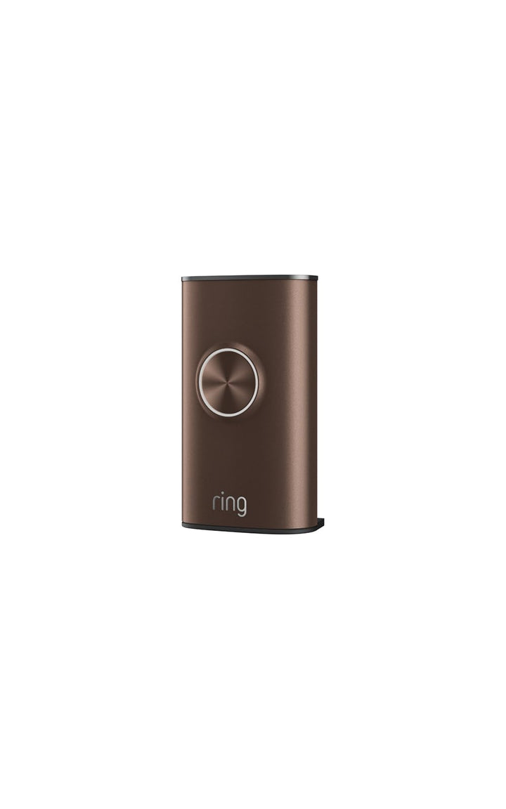 Ring interchangeable faceplate in Polished Mocha for Battery Doorbell Plus/Pro with easy snap-in fit