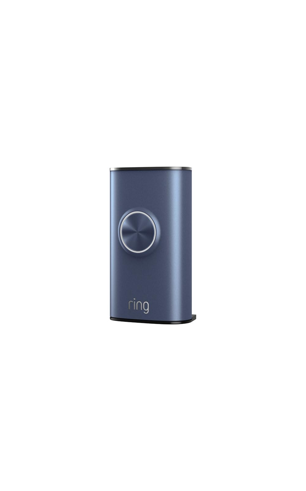 Ring interchangeable faceplate in Polished Night Navy for Battery Doorbell Plus or Pro enhances home style.
