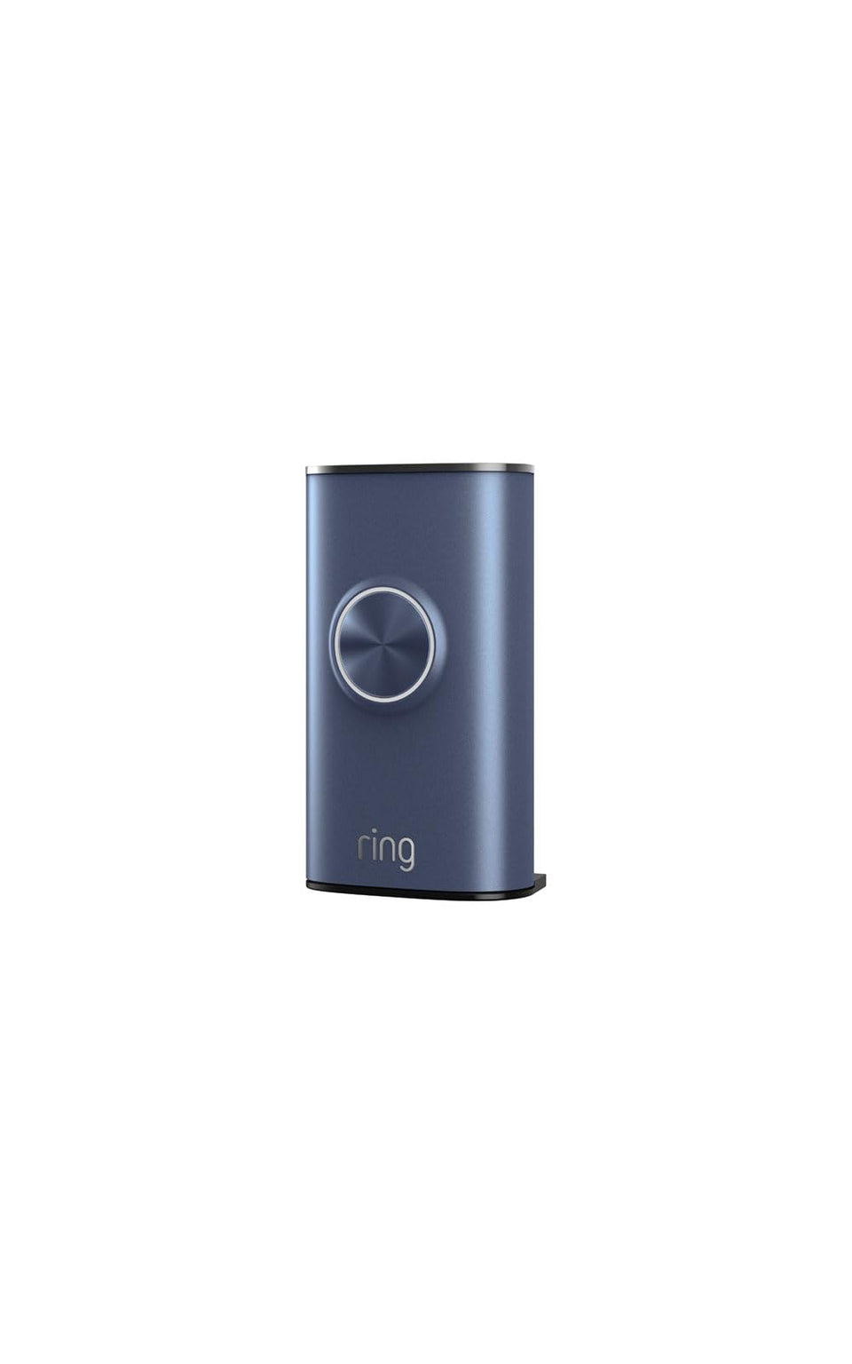 Ring interchangeable faceplate in Polished Night Navy for Battery Doorbell Plus or Pro enhances home style.