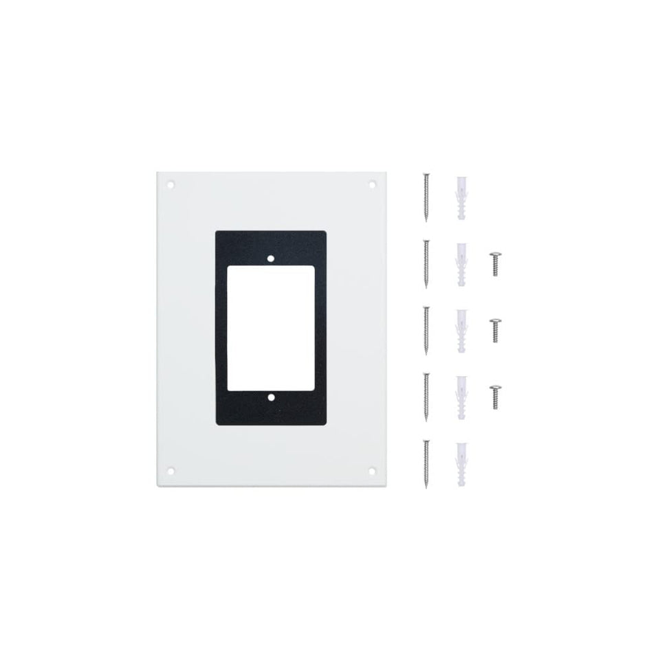 Ring Intercom Kit for Video Doorbell Elite setup at the front door enables remote viewing and talking