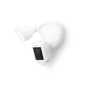 Ring Like-New Floodlight Cam Wired Pro with Bird’s Eye View for above-angle monitoring