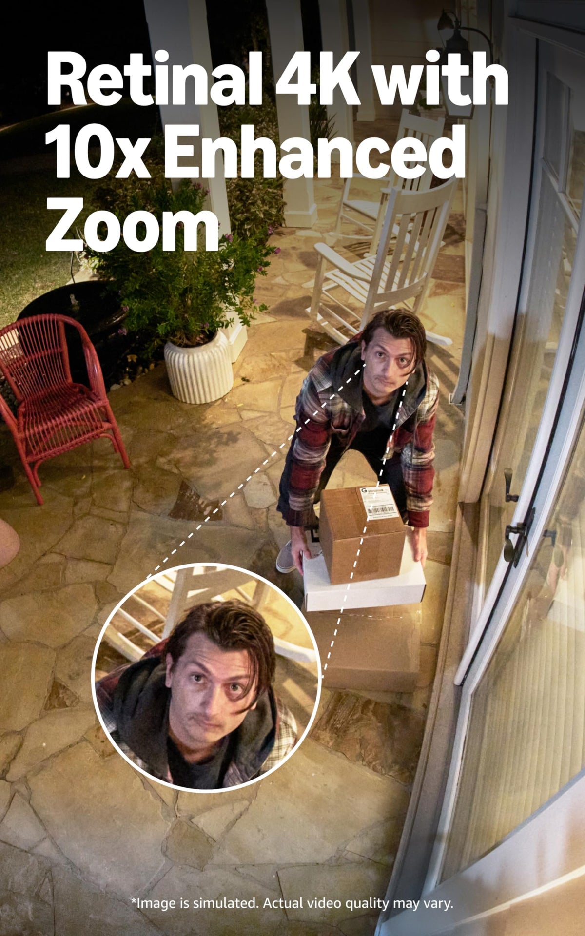 Ring Outdoor Cam Pro 10x zoom brings distant activity into clear view.