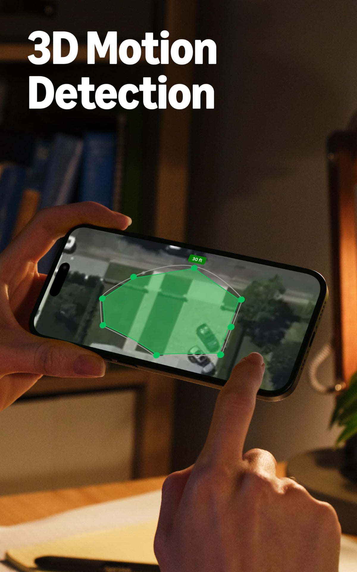 Ring Outdoor Cam Pro radar 3D motion detection delivers precise alerts.