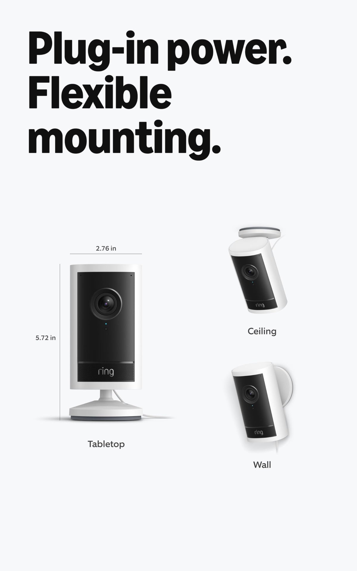 Ring Outdoor Cam Pro weather-ready placement fits home or business spaces.