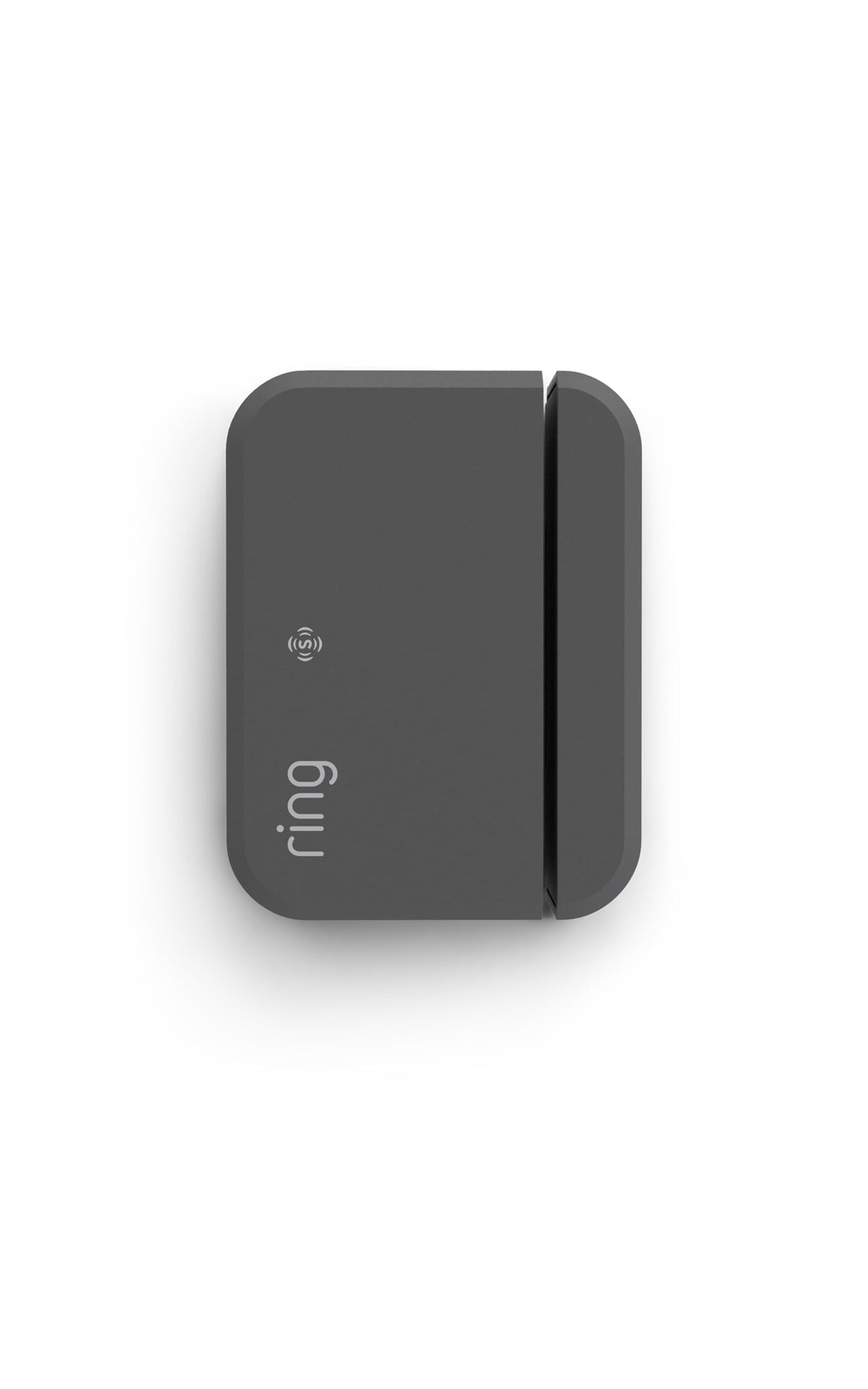 Ring outside door sensor front view showing compact weatherproof design for reliable monitoring