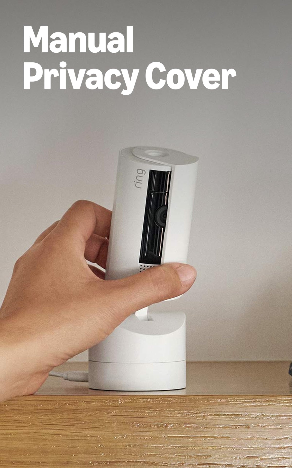 Ring Pan-Tilt Indoor Cam uses Color Night Vision for clearer images after dark.
